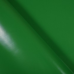 Тентовый материал ПВХ 450 гр/м2, Зелёный (Ширина 160см), на отрез  в Рыбинске, 450 г/м2, 799 руб