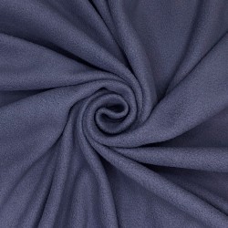 Ткань Флис Односторонний 130 гр/м2, цвет Темно-серый (на отрез)  в Рыбинске