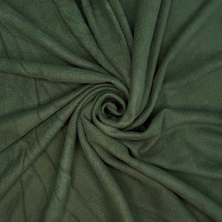 Ткань Флис Односторонний 130 гр/м2, цвет Темный хаки (на отрез)  в Рыбинске