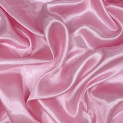 Ткань Атлас-сатин, цвет Розовый (на отрез)  в Рыбинске