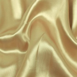 Ткань Атлас-сатин ЛЮКС, цвет Золотой (на отрез)  в Рыбинске