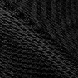 Прорезиненная ткань Оксфорд 600D ПВХ, Черный (на отрез)  в Рыбинске
