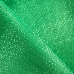 Ткань Оксфорд 300D PU Рип-Стоп СОТЫ, цвет Зелёный (на отрез)  в Рыбинске