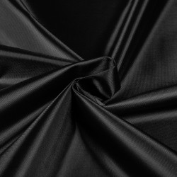 *Ткань Оксфорд 210D PU, цвет Черный (на отрез)  в Рыбинске