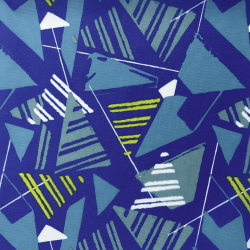Ткань Оксфорд 210D PU, принт &quot;Лимонные треугольники&quot;   в Рыбинске